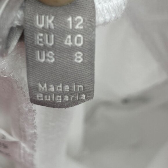 ASOS White Joggers Women's Size 8 - Picture 5 of 7